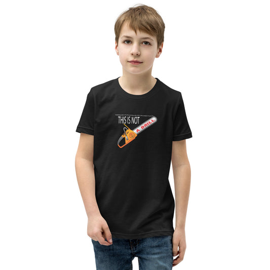 This is Not a Drill - Youth Short Sleeve T-Shirt - Unminced Words