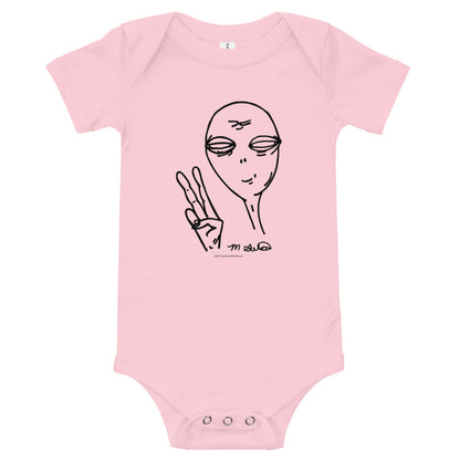 Peaceful Alien - Onesie - Unminced Words